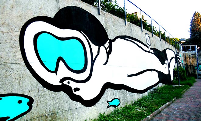 MP5 - Street art made in ITA - Terni