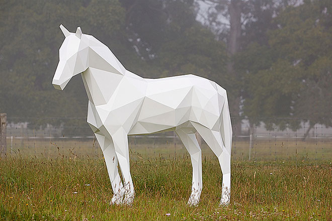 Ben Foster - Geometric Animal Sculptures