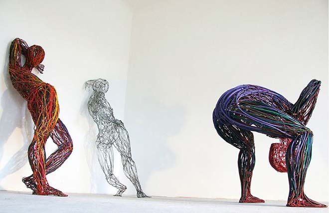 Judit Rita​ Rabóczky - Sculptures Of Energetic Human Figures