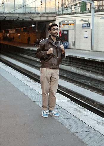 One Loop Portrait a Week - #27
As the train approaches the station, Salim Santa Lucia can’t contain his enthusiasm