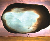 Ronni Ahmmed - Father, I am coming home - 2006, Acrylic on canvas, 5m x 3.1m.