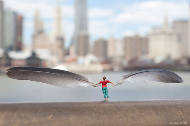 Slinkachu – Street installations