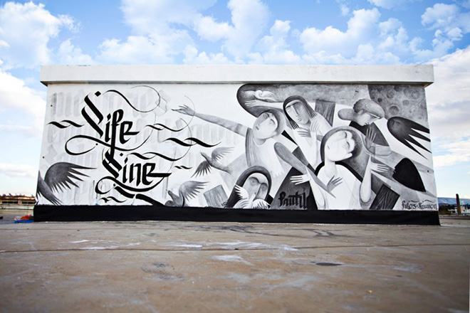 Lifeline,Urban Calligraphy
