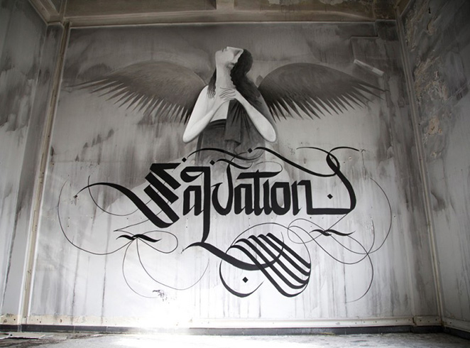Salvation,Urban Calligraphy