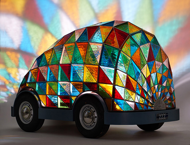 Stained-Glass driverless car