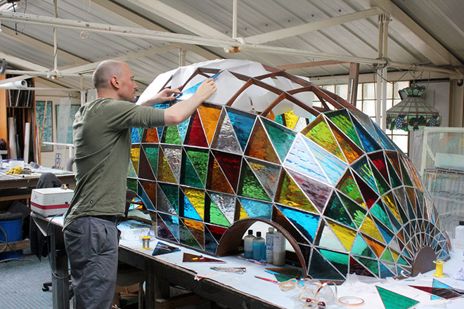 Stained-Glass driverless car