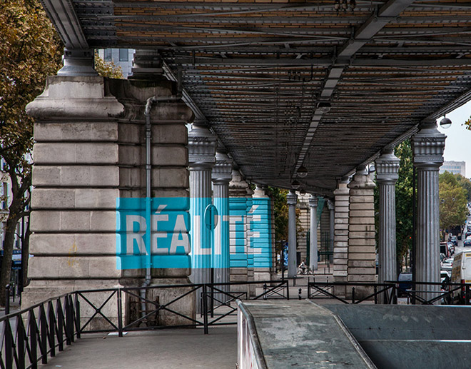 Réalité installation in Paris