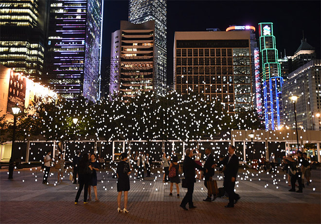 Scattered Light - Hong Kong installation