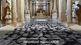 JR - Pantheon Installation, Paris
