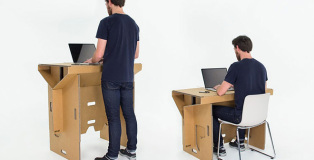 Refold - Recyclable Cardboard Standing Desk