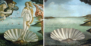 José Manuel Ballester - Hidden Spaces, The Birth of Venus (Sandro Botticelli, c.1486)