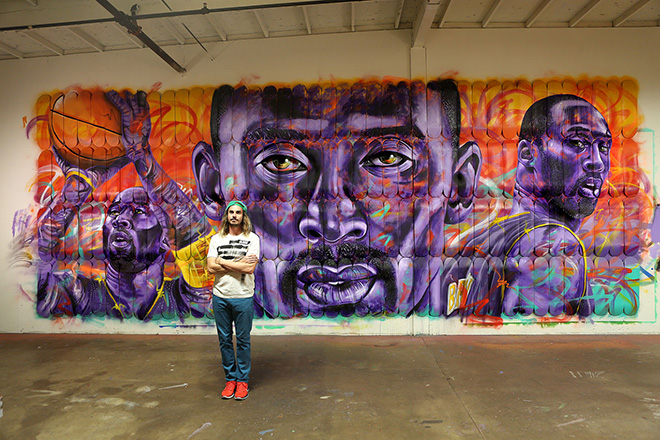Kobe Bryant wall