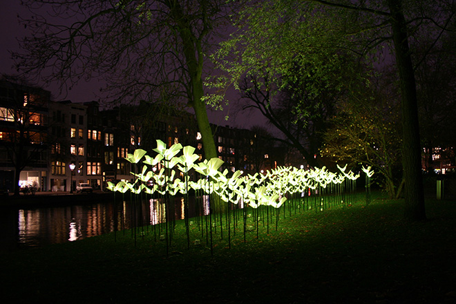 Aether & Hemera - On the Wings of Freedom, Amsterdam Light Festival