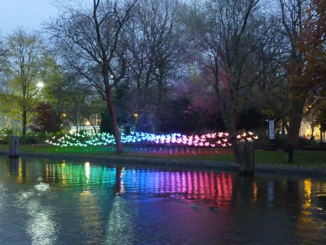Aether & Hemera - On the Wings of Freedom, Amsterdam Light Festival