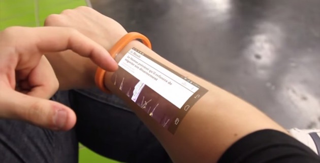 The Cicret Bracelet - Like a tablet but on your skin