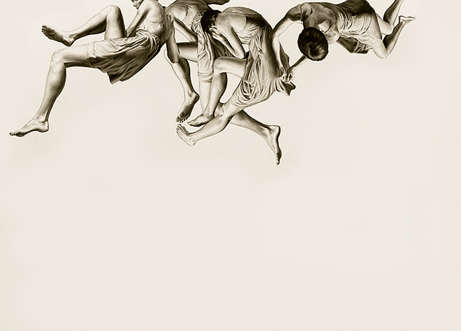 Leah Yerpe - Stasis, 139 X 100 Inches Charcoal On Paper, 2008