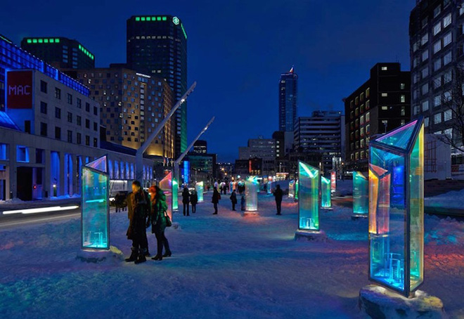 Prismatica - Light installation in Montreal