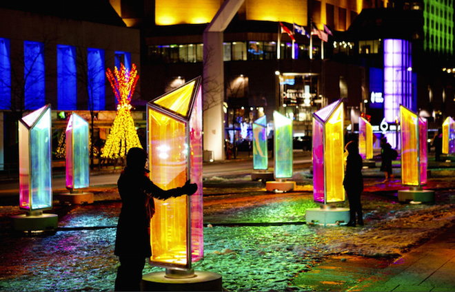 Prismatica – Light installation in Montreal