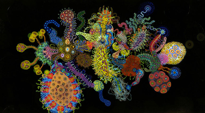 Bruce Riley - Psychedelic art