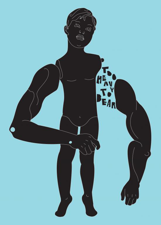 Poster for Tomorrow 2014 - Kun Ji, “Too Heavy To Bear”, China