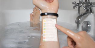The Cicret Bracelet - Like a tablet but on your skin