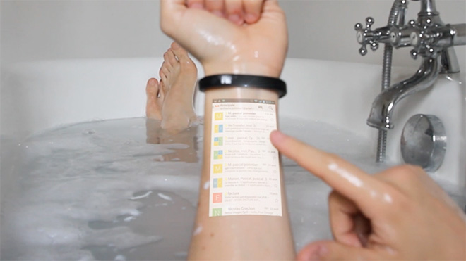 The Cicret Bracelet – Like a tablet but on your skin