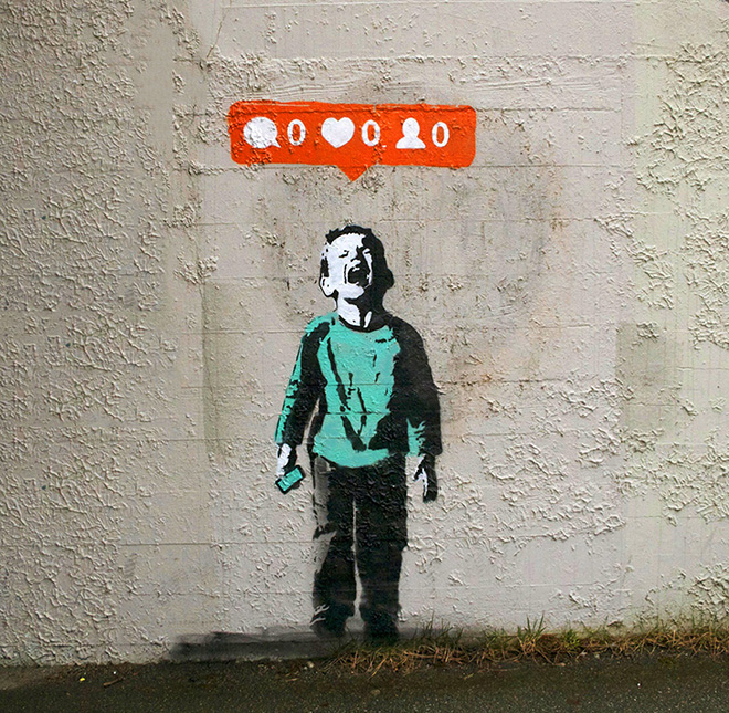 iHeart – Social media street art