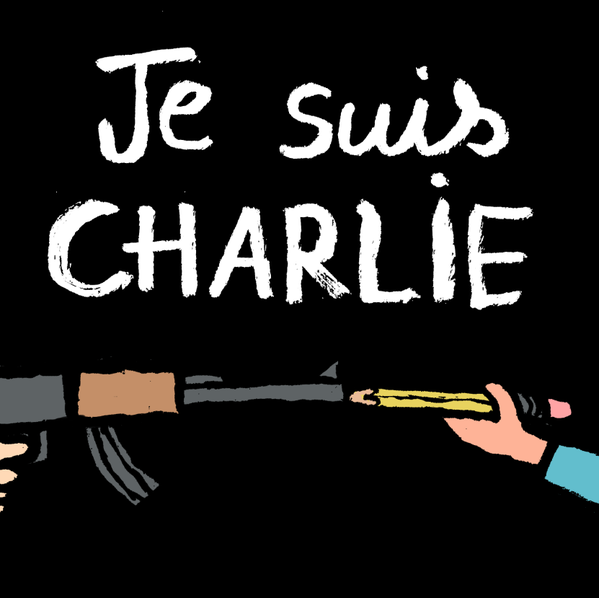 Jean Jullien, la satira non si spezza - Charlie Hebdo