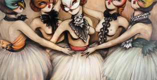 Miss Van - Paintings, Serie Bailarinas Acrylic on canvas