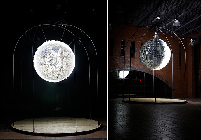 New Moon - Interactive Light Installation