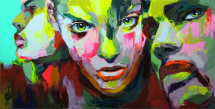 Françoise NIELLY, UNTITLED 609 - Artwork visible at: Canada - Oil on canvas, palette knife technique