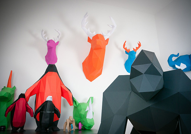 Papertrophy - Papercraft Art for your home