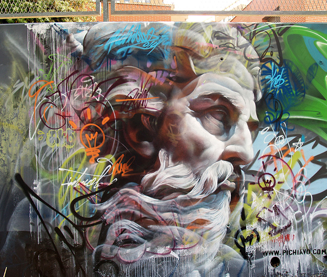 Pichi & Avo – Urban Iconomythology, Memorie Urbane Street art festival