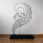 Gavin Worth – Wire sculptures (Angel series)