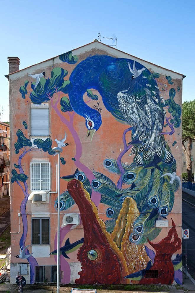 Street art| HITNES @ Sanba project Rome 2015