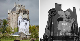 Joe Caslin - Yes Equality. Street art in Galway and Dublin 2015