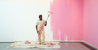 Duane Hanson - House Painter I 1984/1988 - Autobody filler, polychromed in oil, mixed media, with accessories, The Estate of Duane Hanson