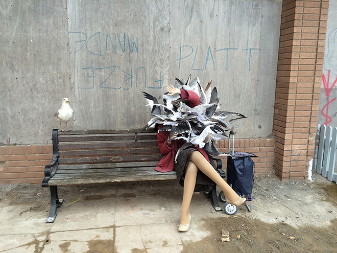 Banksy - Dismaland, Bemusement Park. Photo credit: Christopher Jobson / Colossal