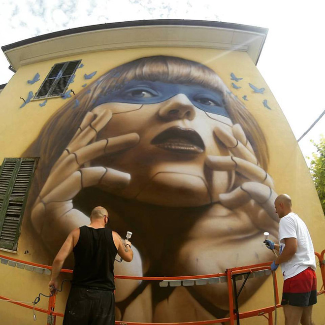 Urban Artist Soap + Setka Studio - Anime di strada, Civitanova Marche - photo credit: Alessandro Bravettii