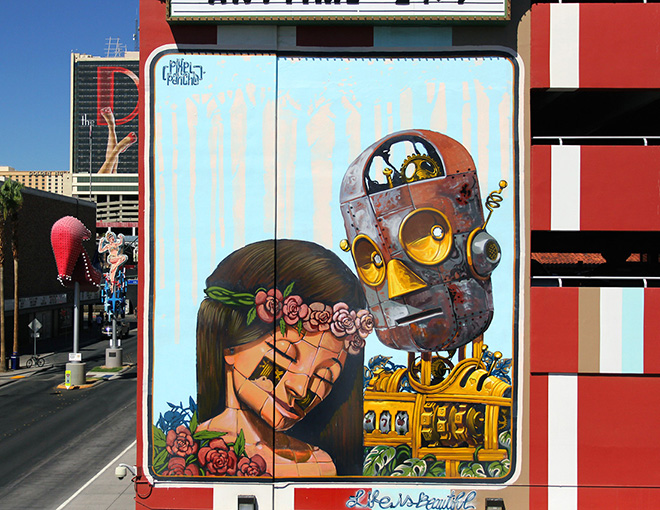 Pixel Pancho - Life is beautiful Festival 2015 - Las Vegas Street art