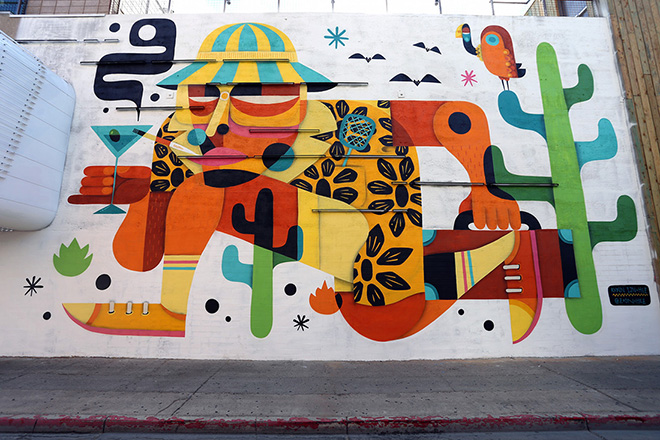 Ruben Sanchez - Life is beautiful Festival 2015 - Las Vegas Street art