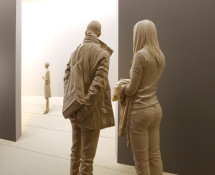Peter Demetz - The Exhibition, 2014, tiglio e acrilico, cm 300 x 450 x 10