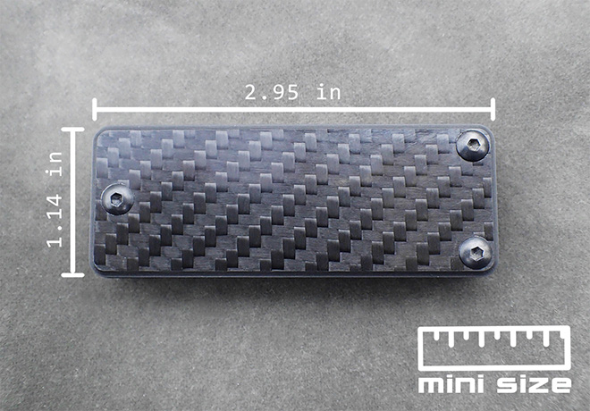 Cassette - Pure carbon fiber multi tool