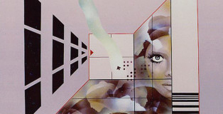 Gerico - Fuga da un perimetro di vita n.2, ( Fantasma estetico, 1971), olio su tela cotone, cm 70x70