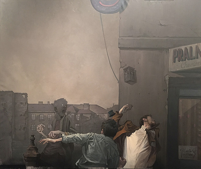 Sainer (Etam Cru) - Henryk Nowak, 2015. Acrylic on linen, 179 × 150 cm