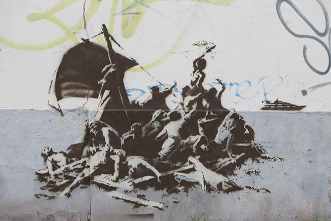 Banksy – Non solo street art a Calais