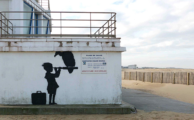 Banksy - Street art, Calais