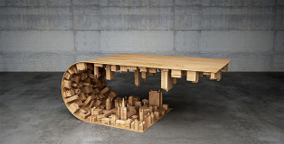 Wave City Coffee Table - Design by Stelios Mousarris