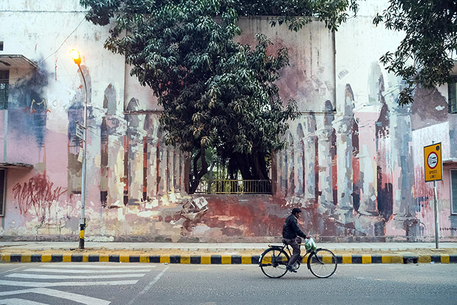 Borondo, The Origin of the World, New Delhi, Photo by Naman Saraiya