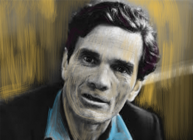 Pier Paolo Pasolini - Elaborazione grafica